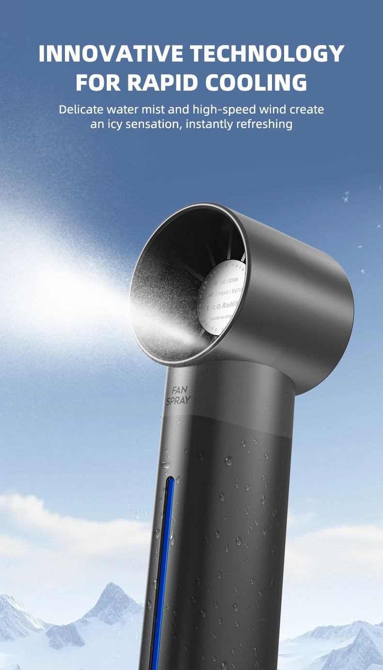 Summer Portable Humidifier Fan Mini