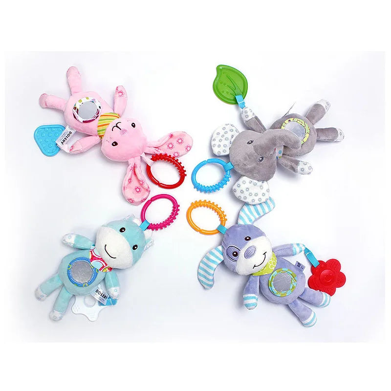 Newborn Plush Baby Rattles & Hanging Toys