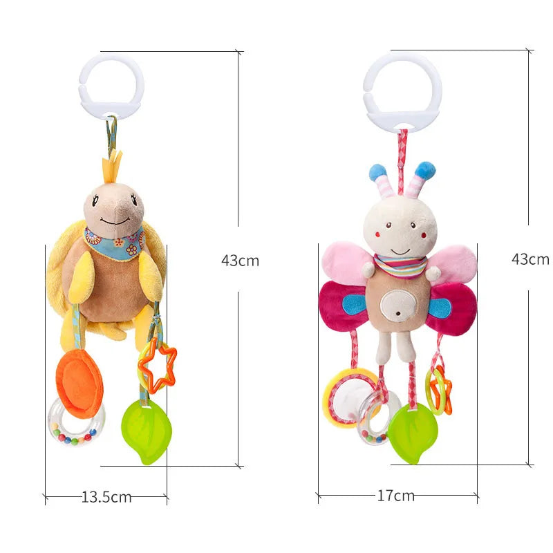 Newborn Plush Baby Rattles & Hanging Toys