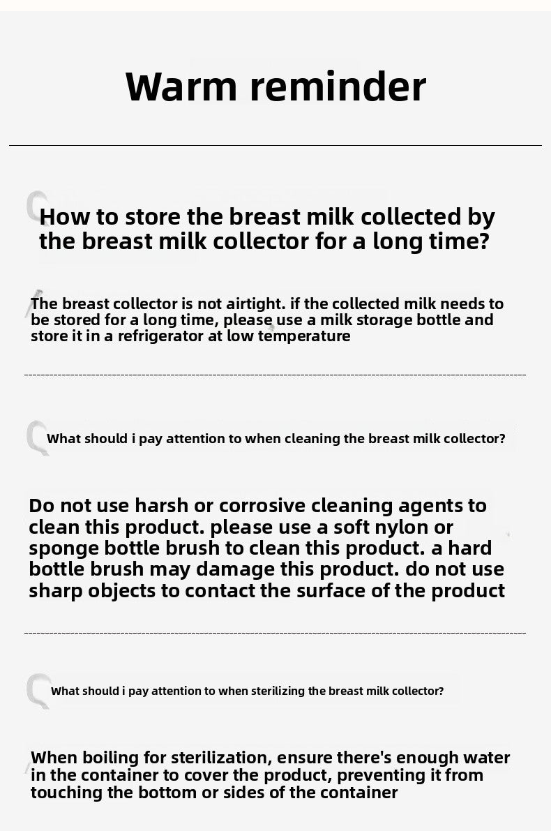 Silicone Breast Milk Collector with Scale