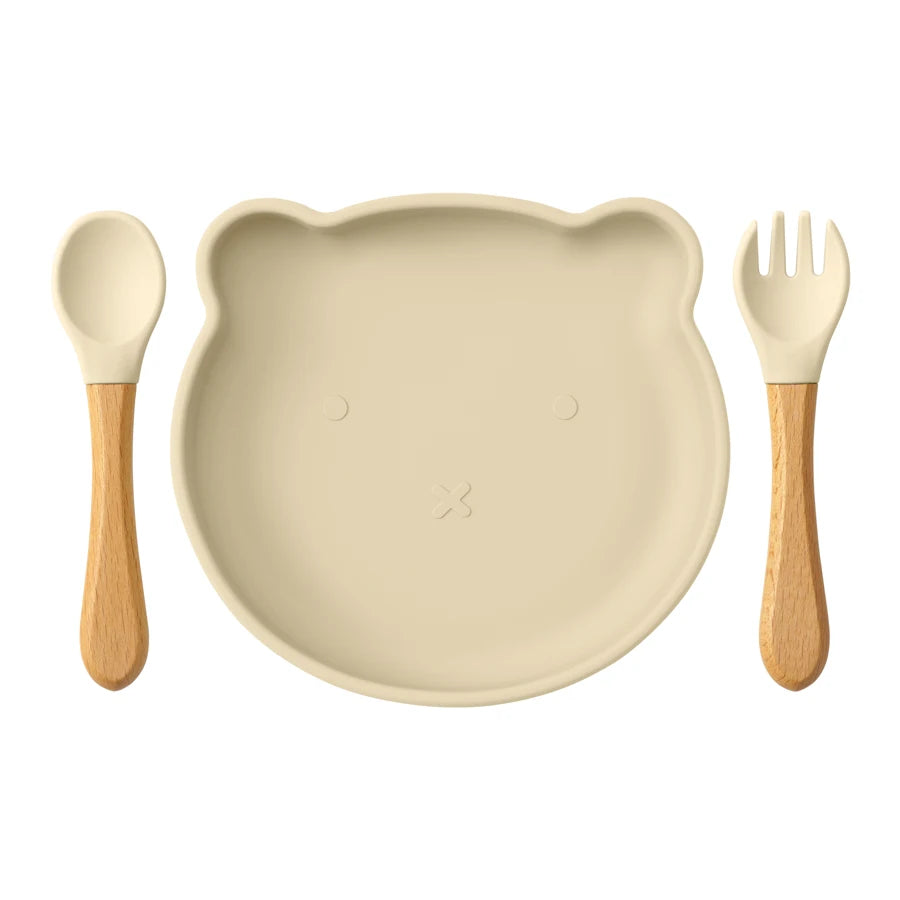 Silicone Baby Feeding Dishes Tableware