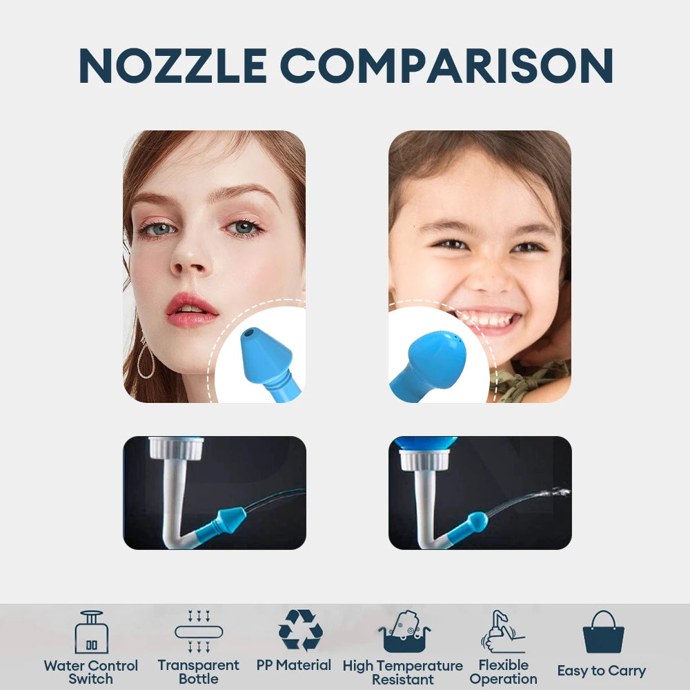 Nose Wash Cleaner Irrigator Rinse Bottle