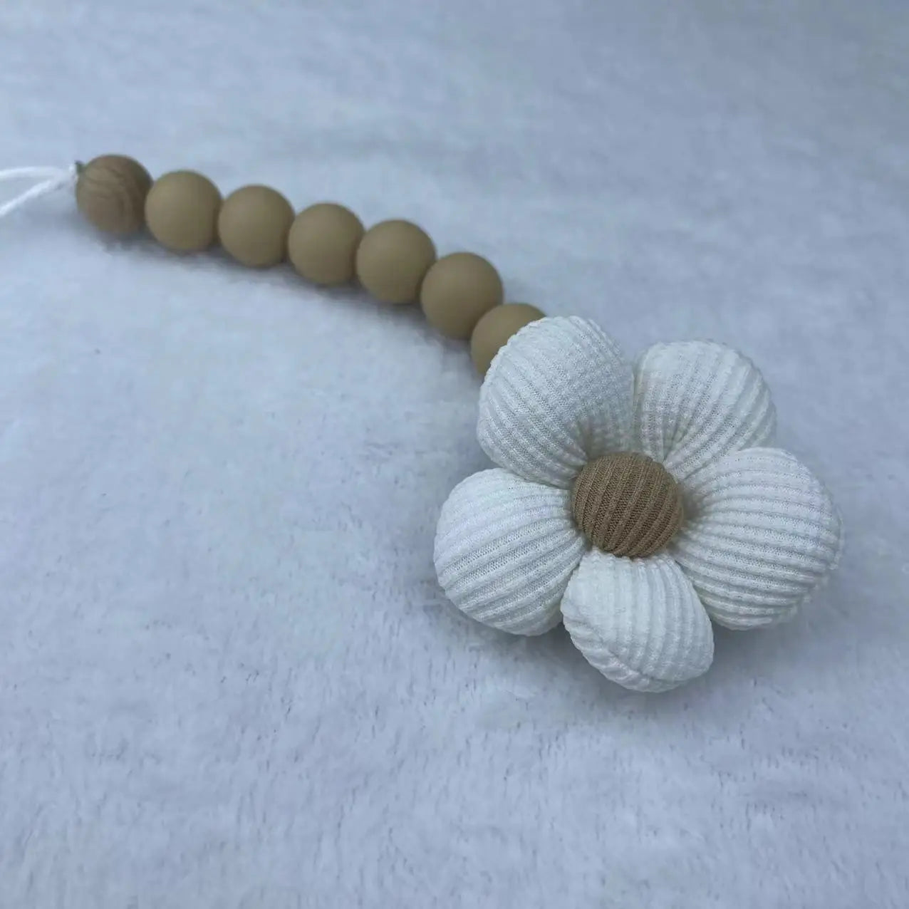 BPA-Free Flower Pacifier Holder for Newborns
