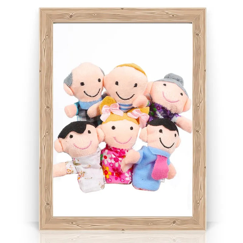 Cartoon Finger Puppet Hand Dolls – Baby Early Education Plush Toys