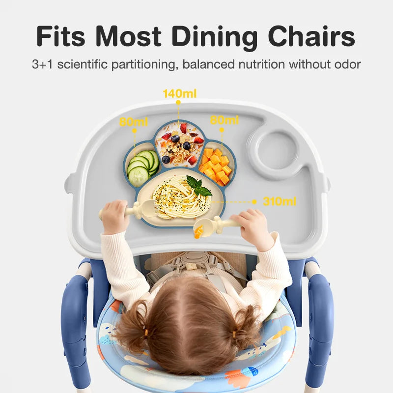 Kids Silicone Tableware Set – Baby Dinnerware