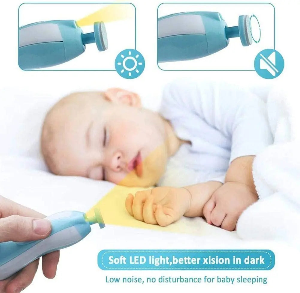 Electric baby Nail clipper LED Light Baby