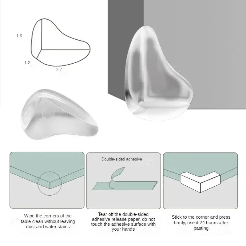 Baby Safety Silicone Edge Protectors