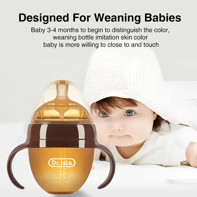 Silicone Baby Bottle – BPA Free & Antibacterial