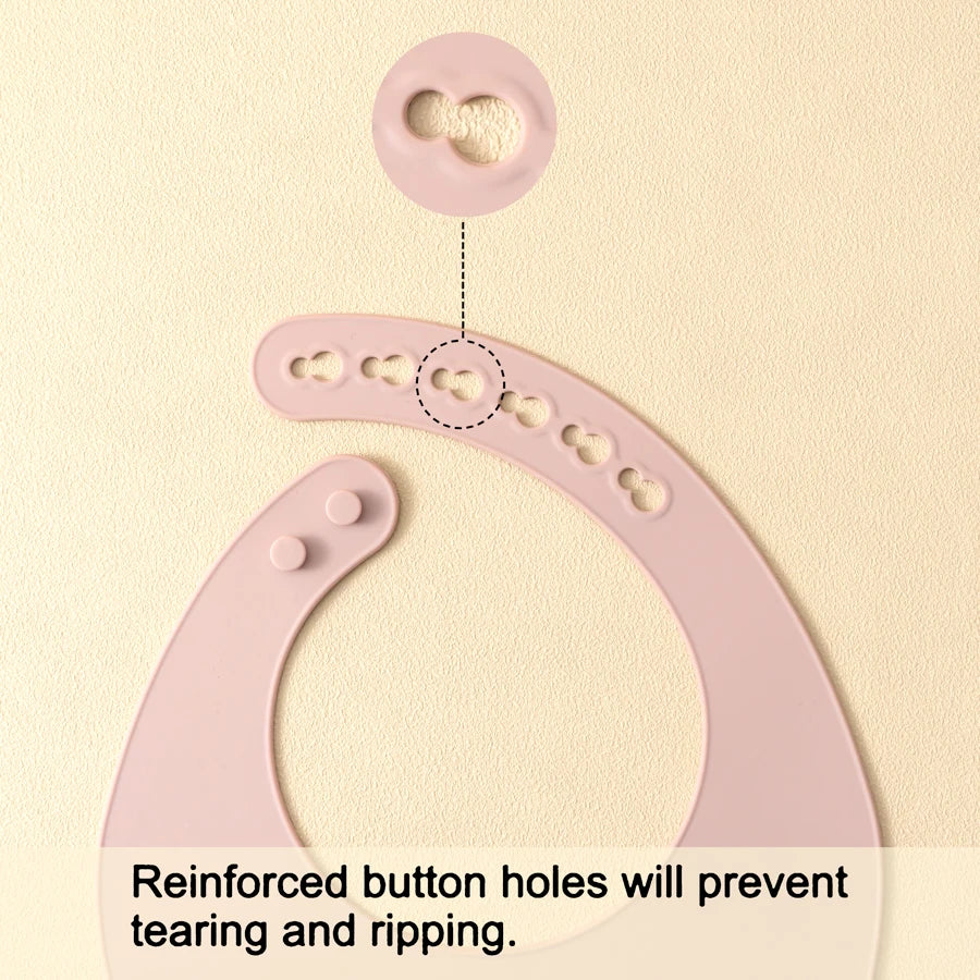 Baby Silicone Bib – Waterproof & Easy Clean