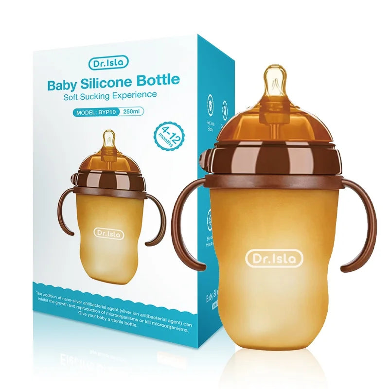 Silicone Baby Bottle – BPA Free & Antibacterial