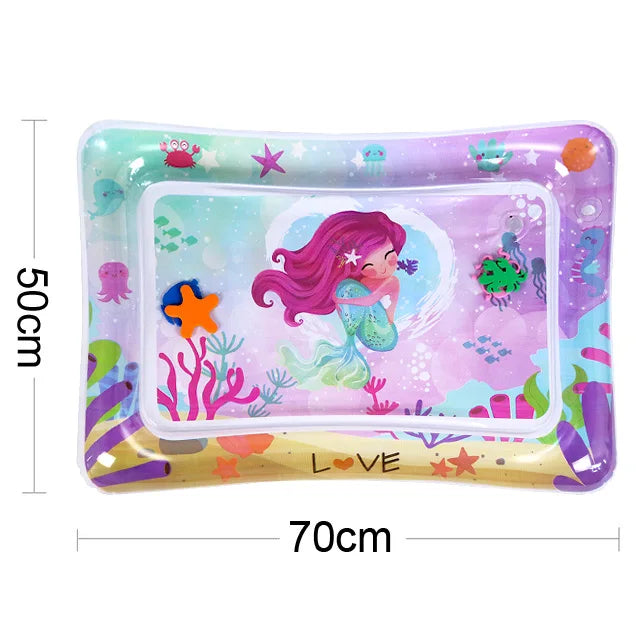Baby Inflatable Water Play Mat – Tummy Time Activity Toy