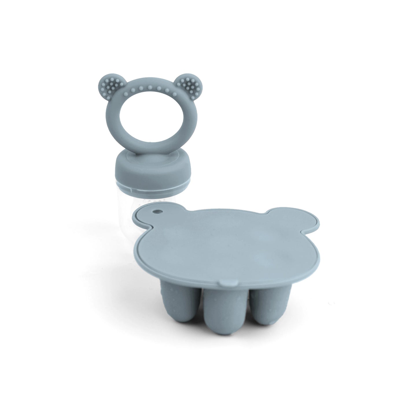 Bear Fruit Feeder & Silicone Freezer Tray Set