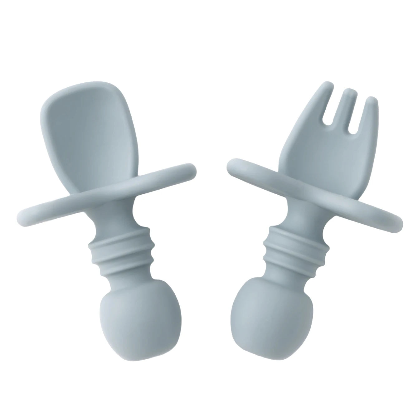 Soft Silicone Fork & Spoon for Babies