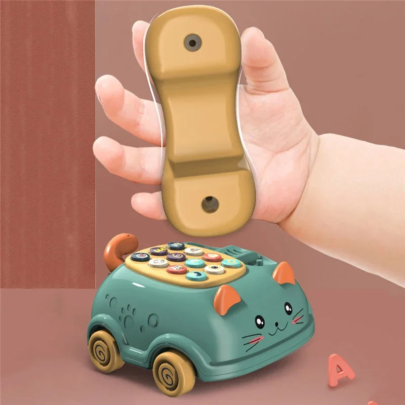 Musical Baby Phone Toy – Interactive Learning & Montessori Gift