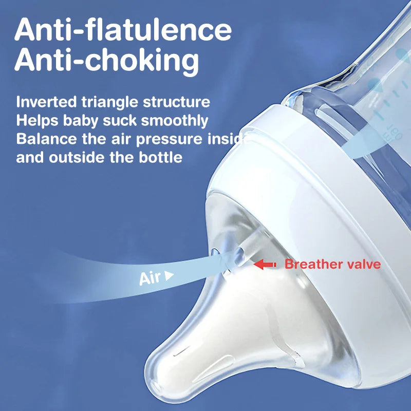 Newborn Nursing Glass Bottle – Wide-Caliber