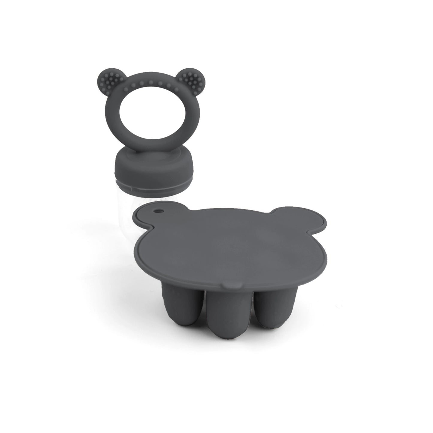 Bear Fruit Feeder & Silicone Freezer Tray Set