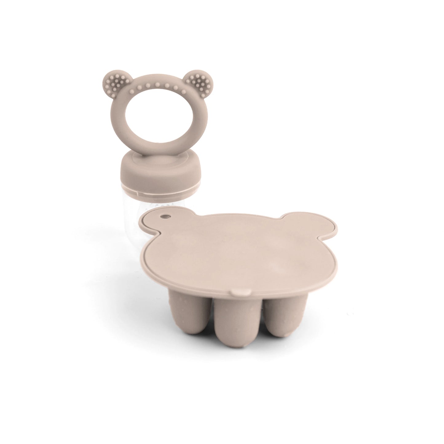 Bear Fruit Feeder & Silicone Freezer Tray Set