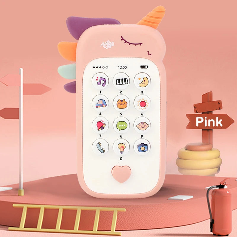 Infant Simulation Phone – Sound & Teether Toy