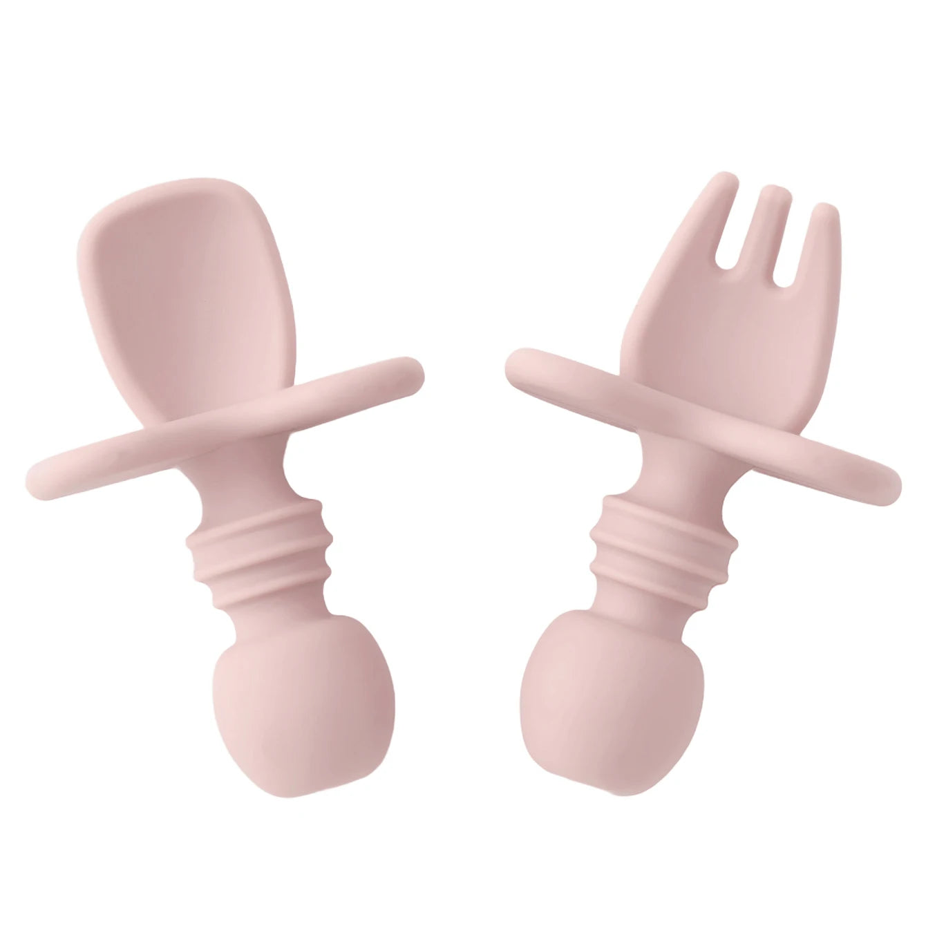 Soft Silicone Fork & Spoon for Babies
