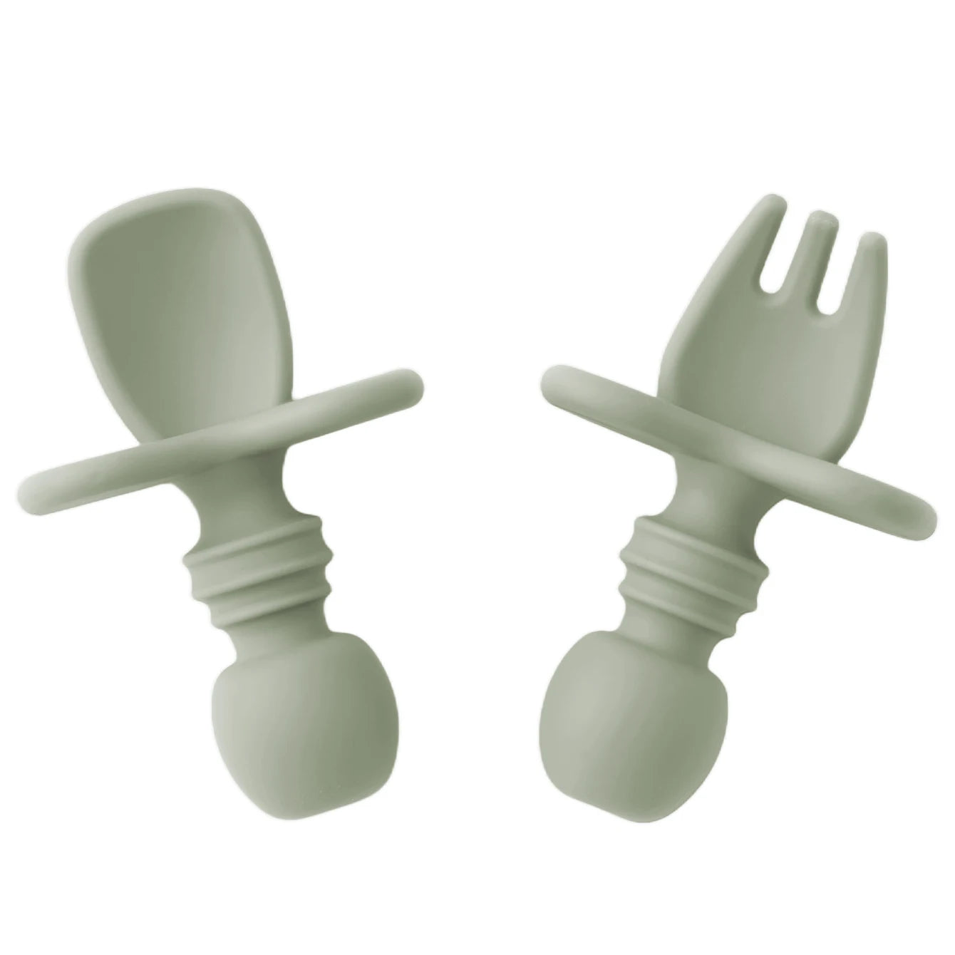 Soft Silicone Fork & Spoon for Babies