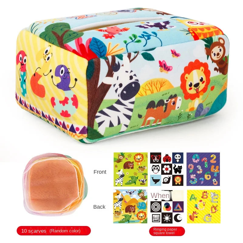 Montessori Sensory Tissue Box Toy
