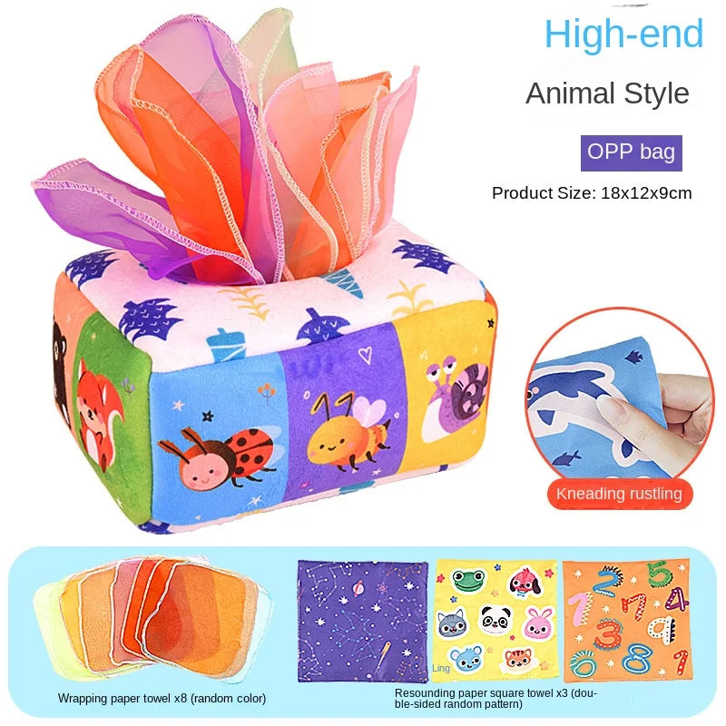 Montessori Sensory Tissue Box Toy