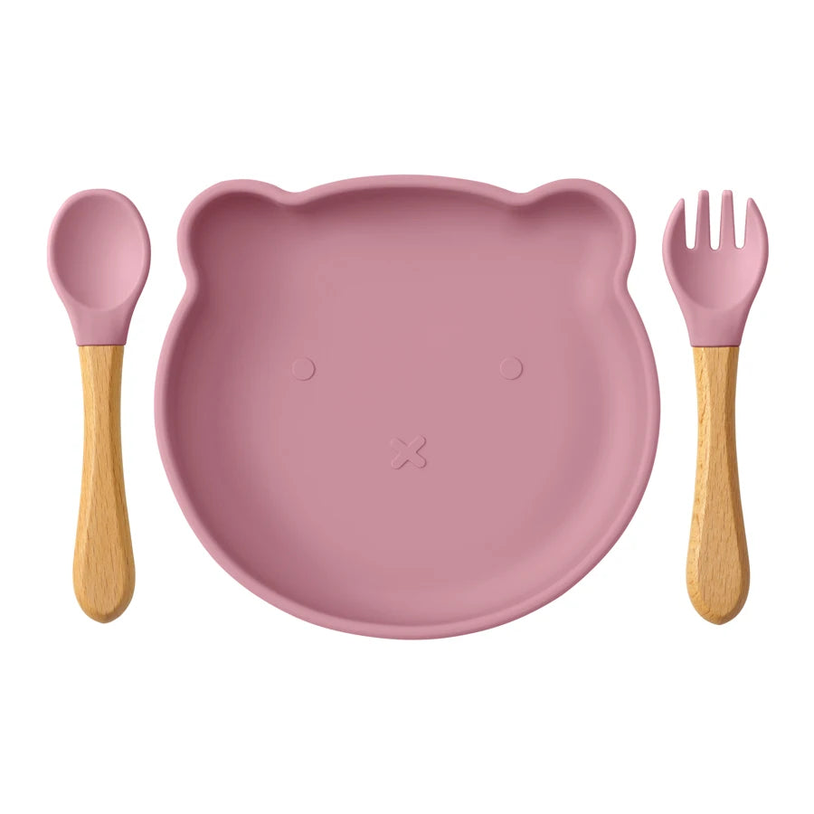 Silicone Baby Feeding Dishes Tableware