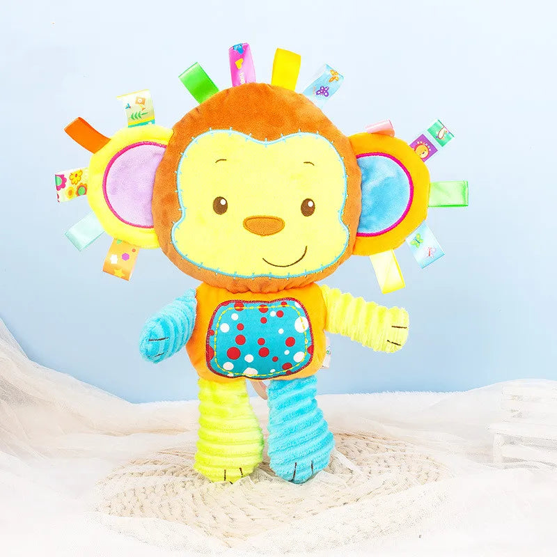 Baby Sensory Elephant Plush Toy with Rattle