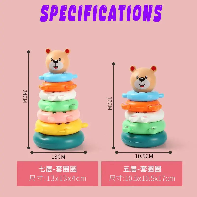 Montessori Pyramid Stacking Toy – Baby Gift