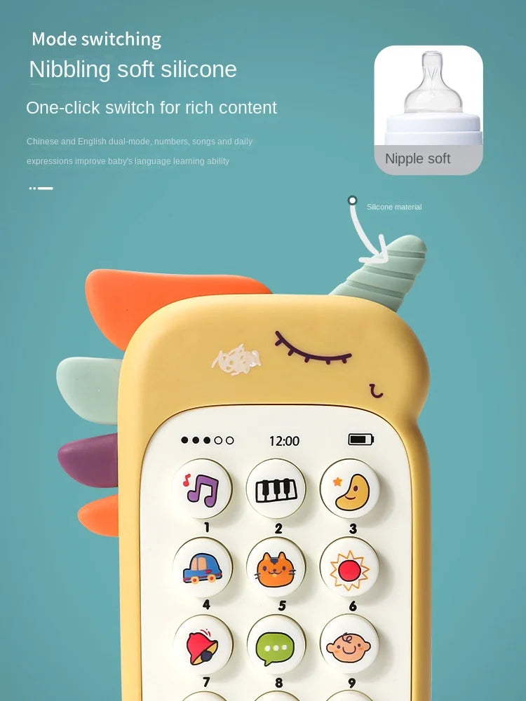 Infant Simulation Phone – Sound & Teether Toy