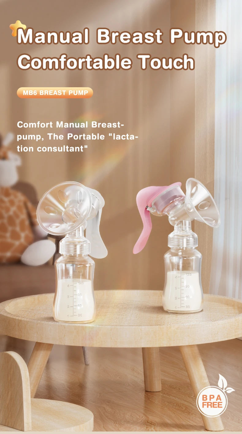 Breast Pump Manual Suction Milk Pump