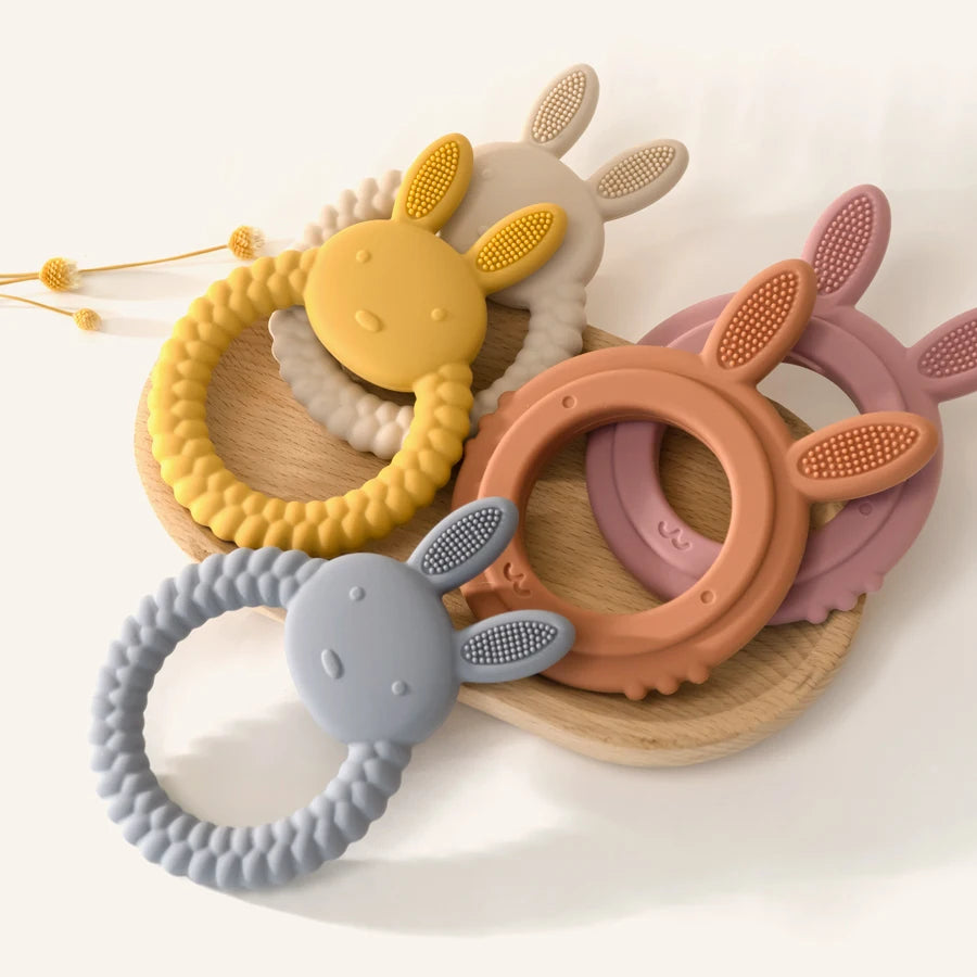 BPA-Free Rabbit Teething Toy