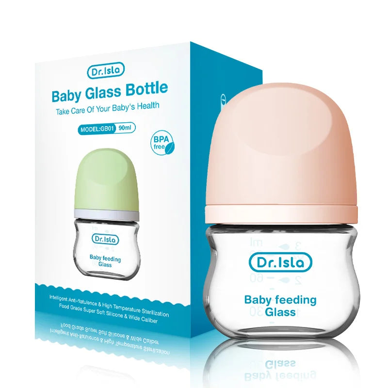 Newborn Nursing Glass Bottle – Wide-Caliber