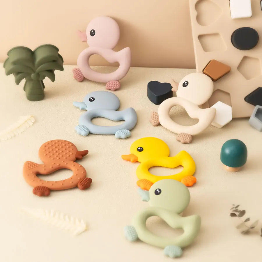 Baby Teething Toy – Silicone Duck