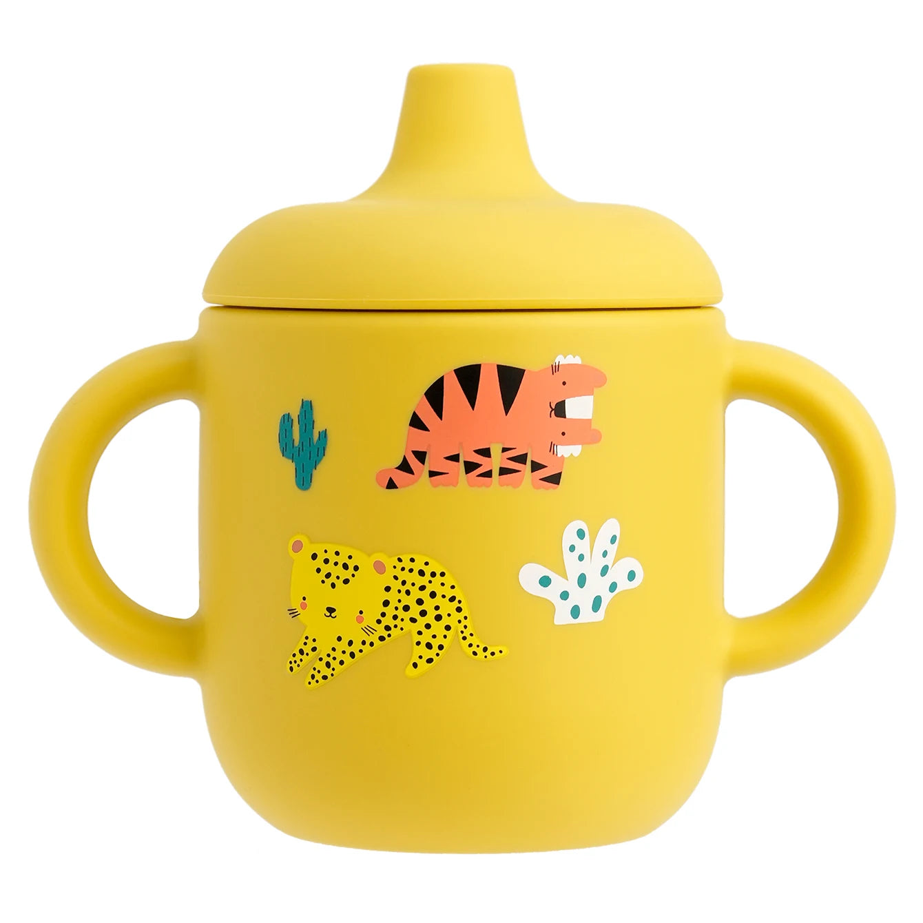 Cartoon Silicone Baby Feeding Cup – BPA Free