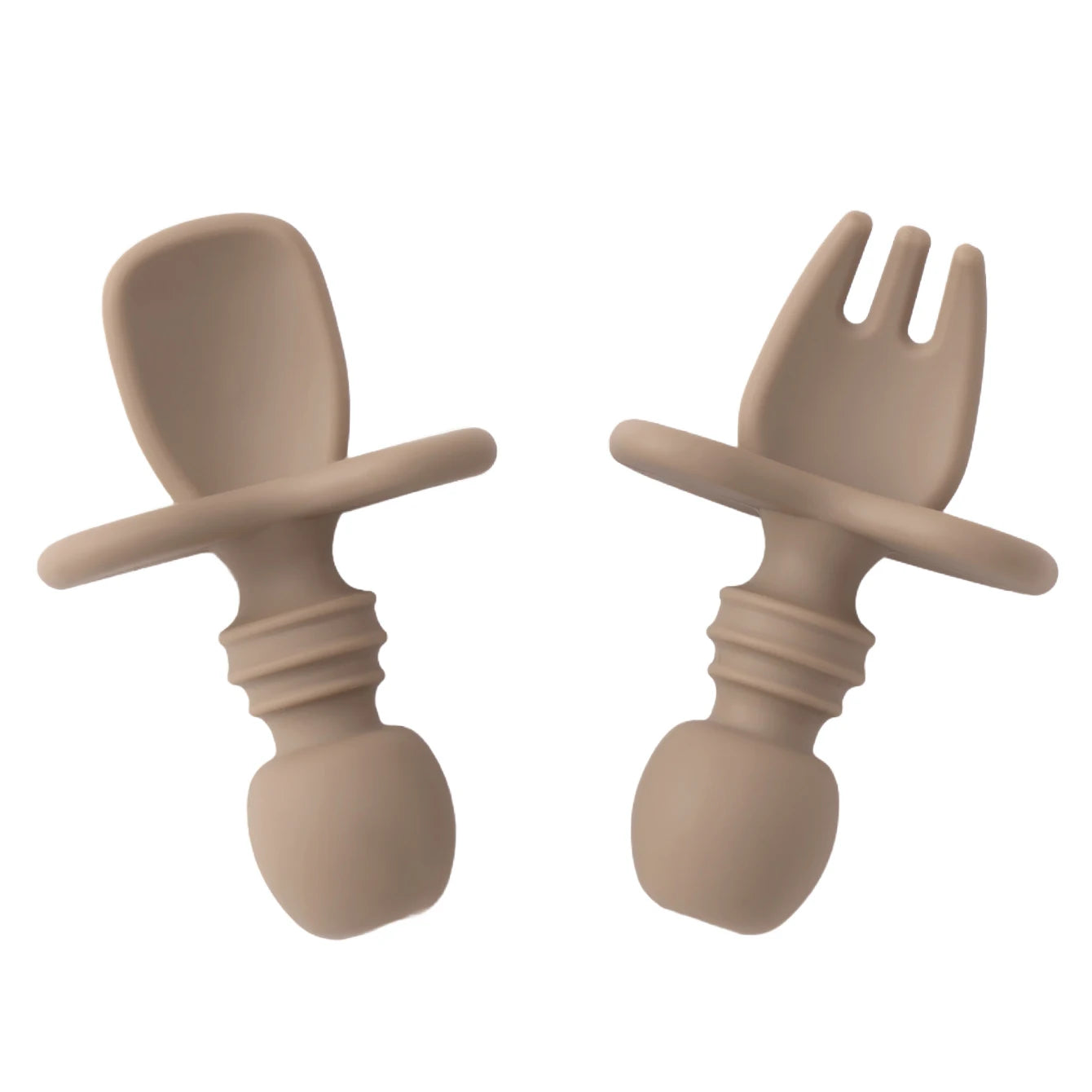 Soft Silicone Fork & Spoon for Babies