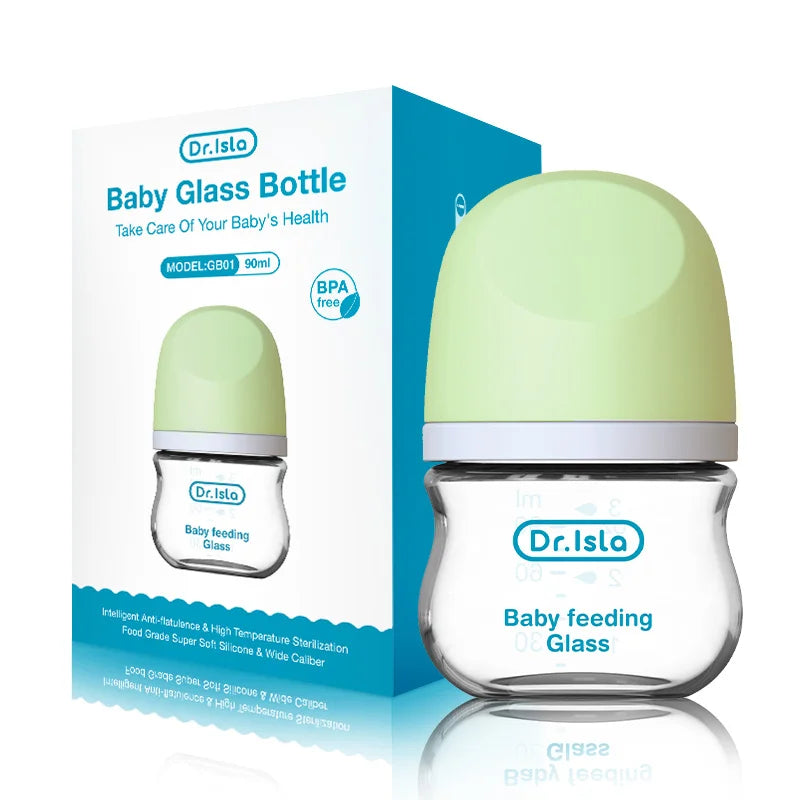 Newborn Nursing Glass Bottle – Wide-Caliber