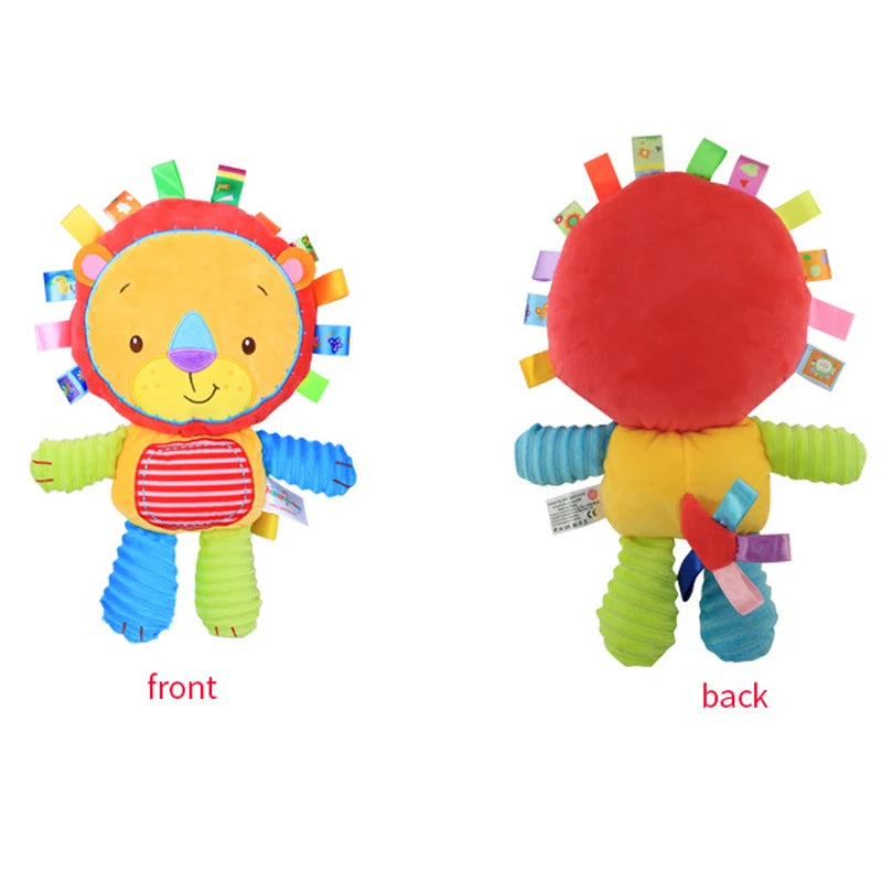 Baby Sensory Elephant Plush Toy with Rattle