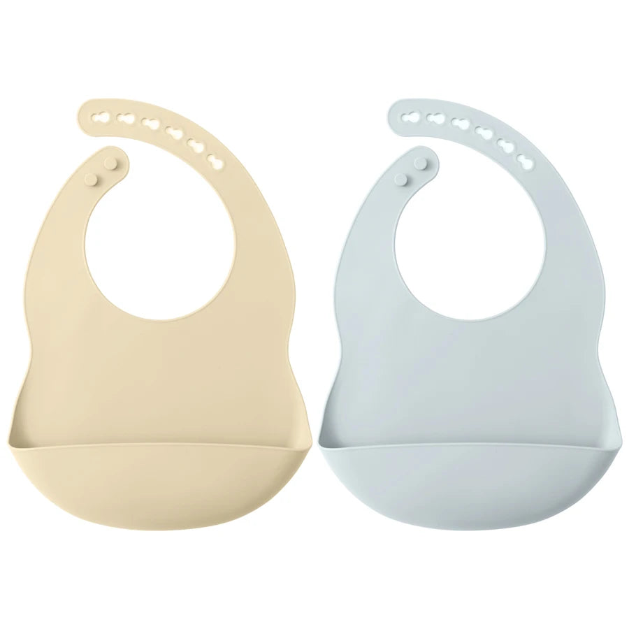 Baby Silicone Bib – Waterproof & Easy Clean