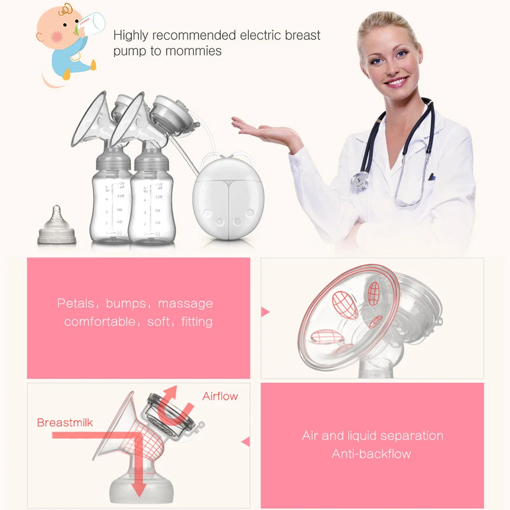 ZIMEITU Double Electric Breast Pump Set