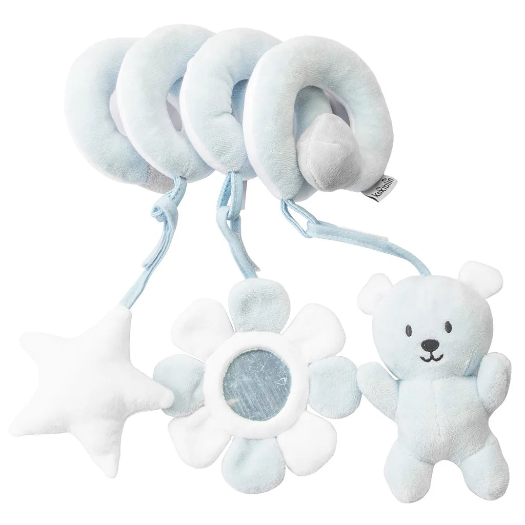 Baby Spiral Hanging Toy with Mirror & Rattles