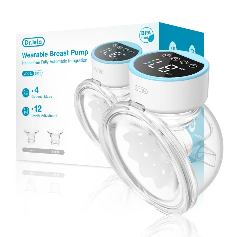 Wearable Electric Breast Pumps 4 Modes 12 Levels