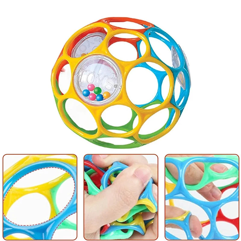 Baby Grasping Rattle Ball with Bell