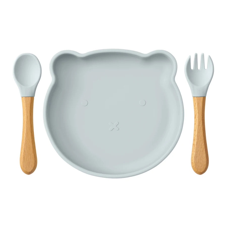 Silicone Baby Feeding Dishes Tableware