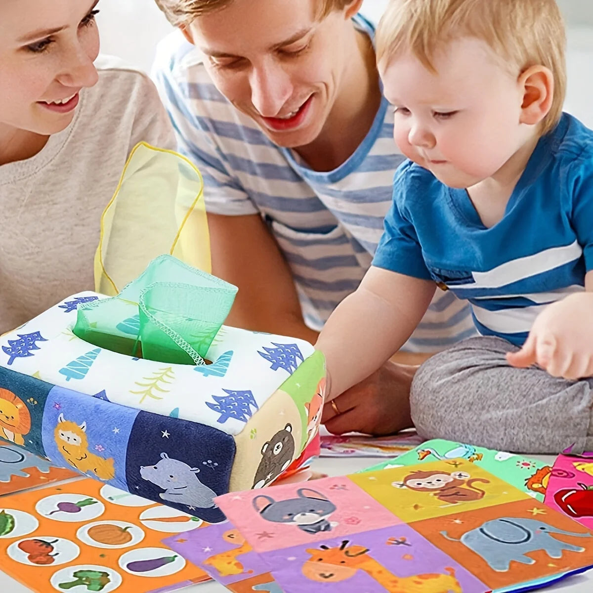 Montessori Sensory Tissue Box Toy
