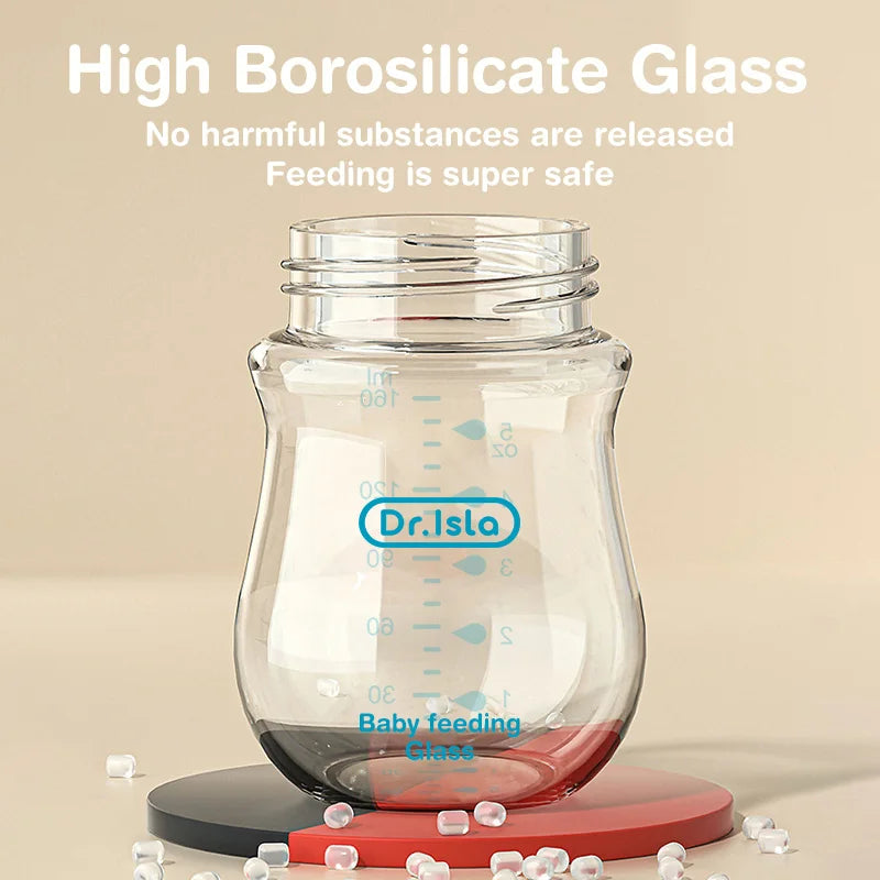 Newborn Nursing Glass Bottle – Wide-Caliber