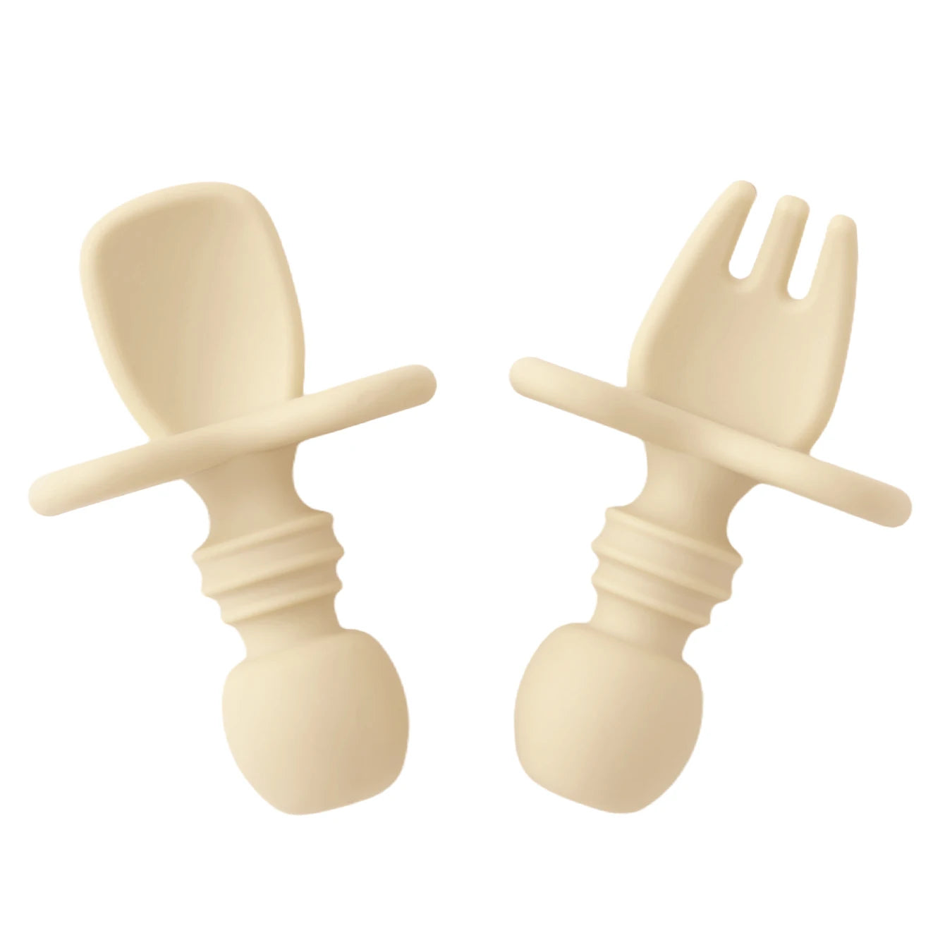 Soft Silicone Fork & Spoon for Babies