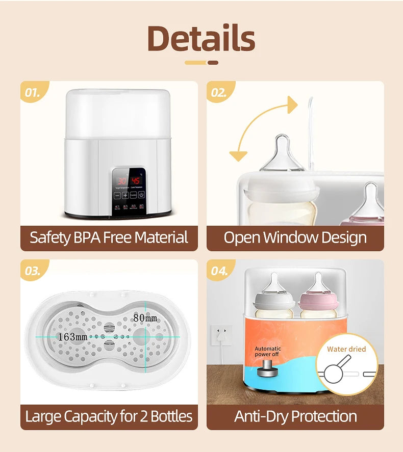 Baby Bottle Warmer Multi function 4 in 1