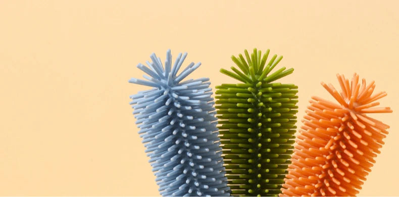 360° Silicone Baby Bottle Brush Set