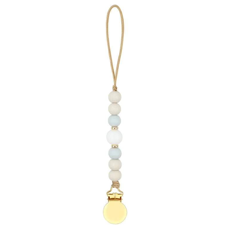 Baby Pacifier Clip with Silicone Beads